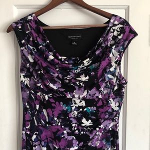 Purple Floral Dress